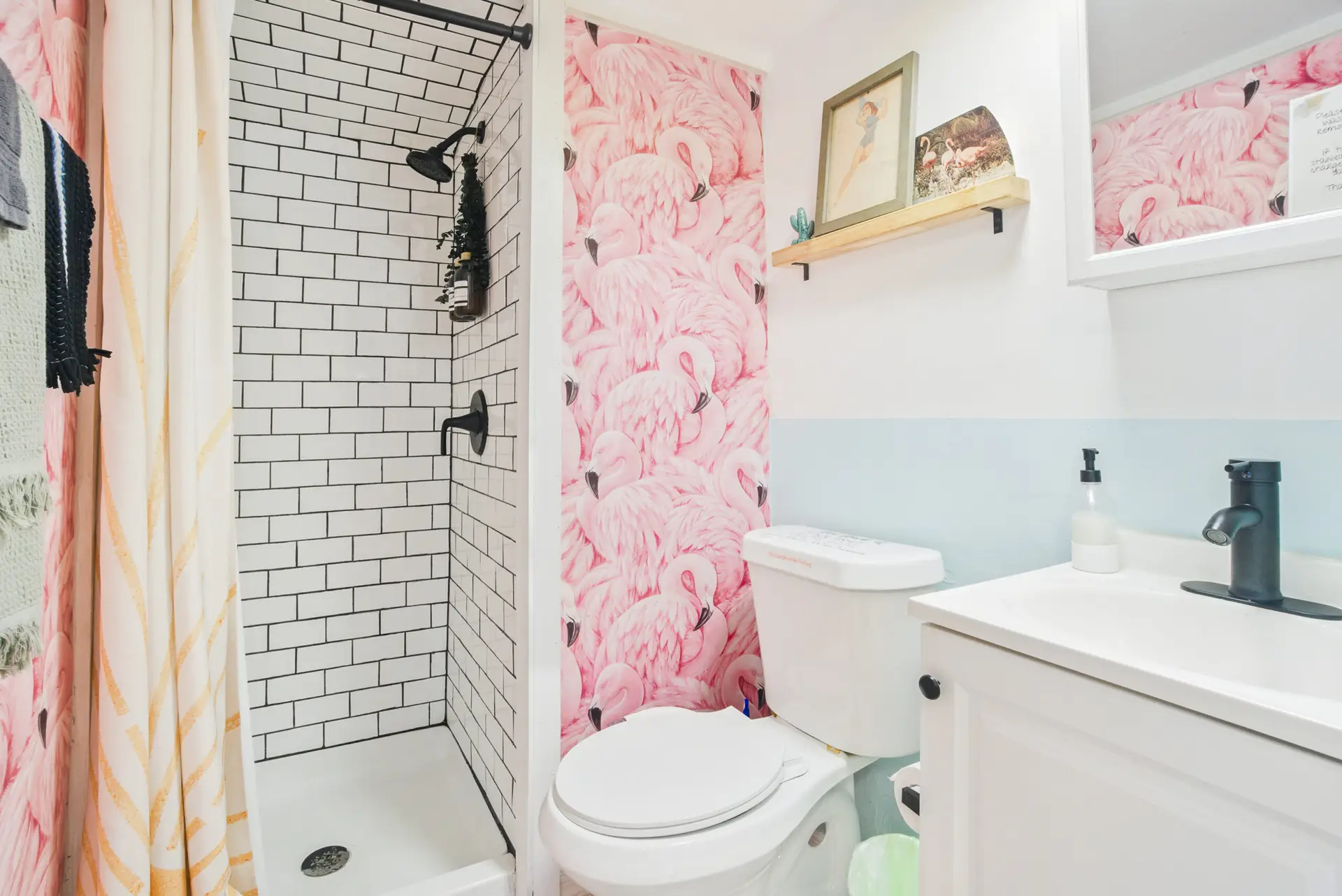 Grove Studio Two bathroom interior – studio vacation rental St. Petersburg FL