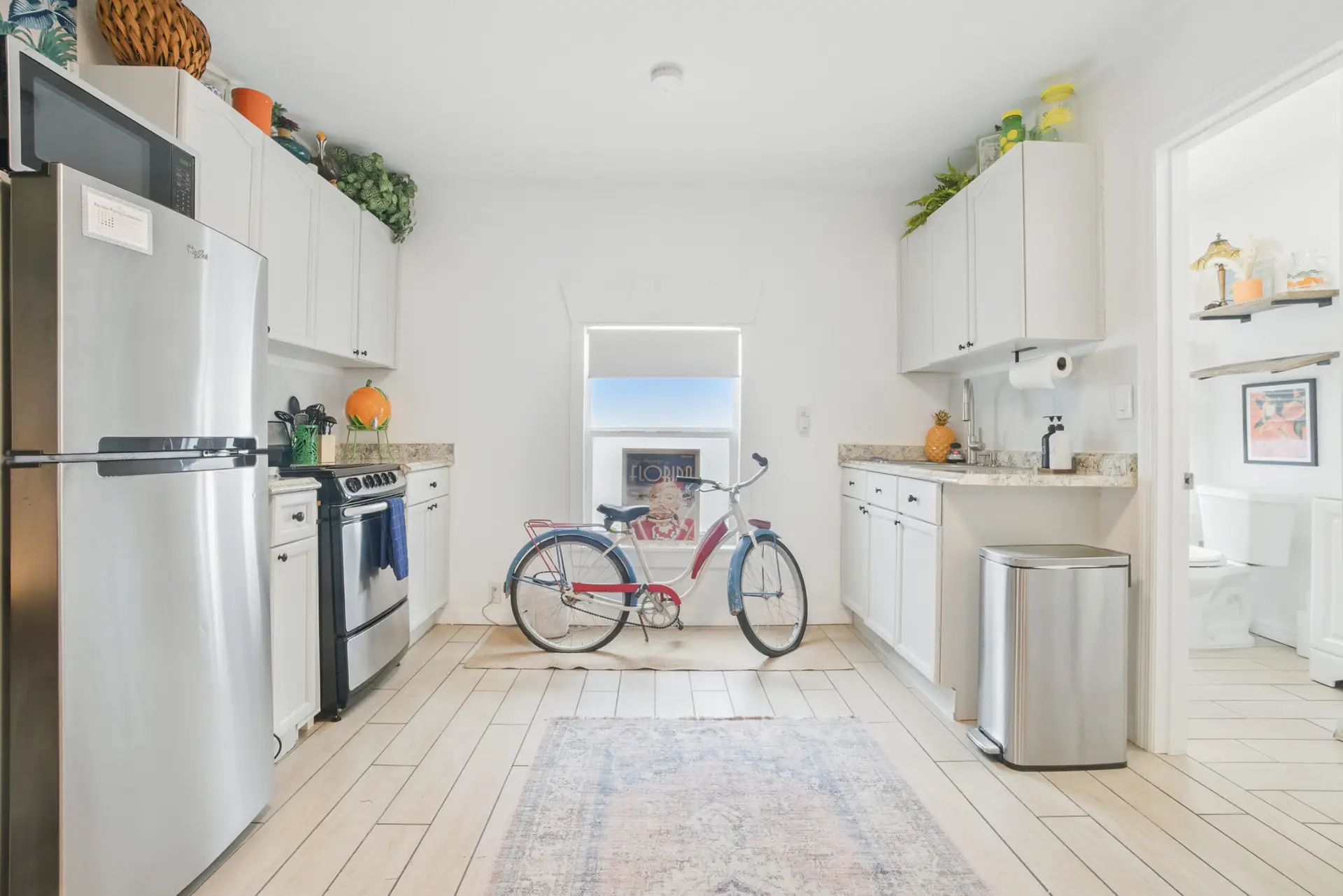 Grove Studio Two interior room detail – studio vacation rental St. Petersburg FL